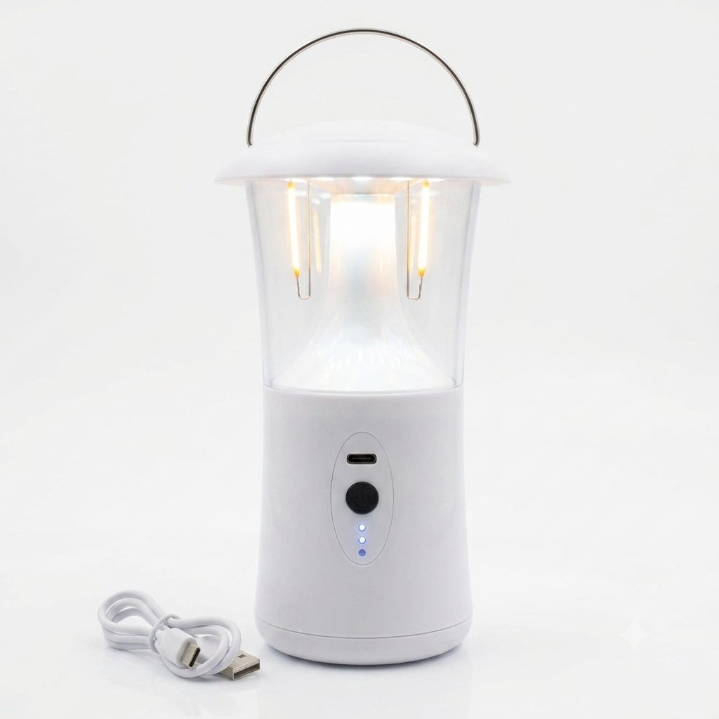 Rechargeable LED Camping Lantern with Type-C Charging